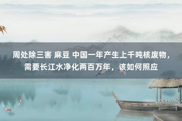 周处除三害 麻豆 中国一年产生上千吨核废物，需要长江水净化两百万年，该如何照应