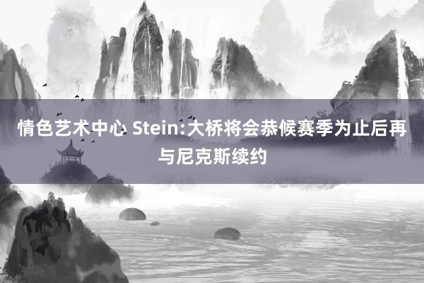 情色艺术中心 Stein:大桥将会恭候赛季为止后再与尼克斯续约