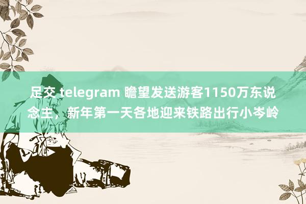 足交 telegram 瞻望发送游客1150万东说念主，新年第一天各地迎来铁路出行小岑岭